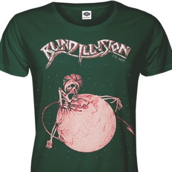 Blind Illusion "Slow Death" Green T-Shirt LARGE